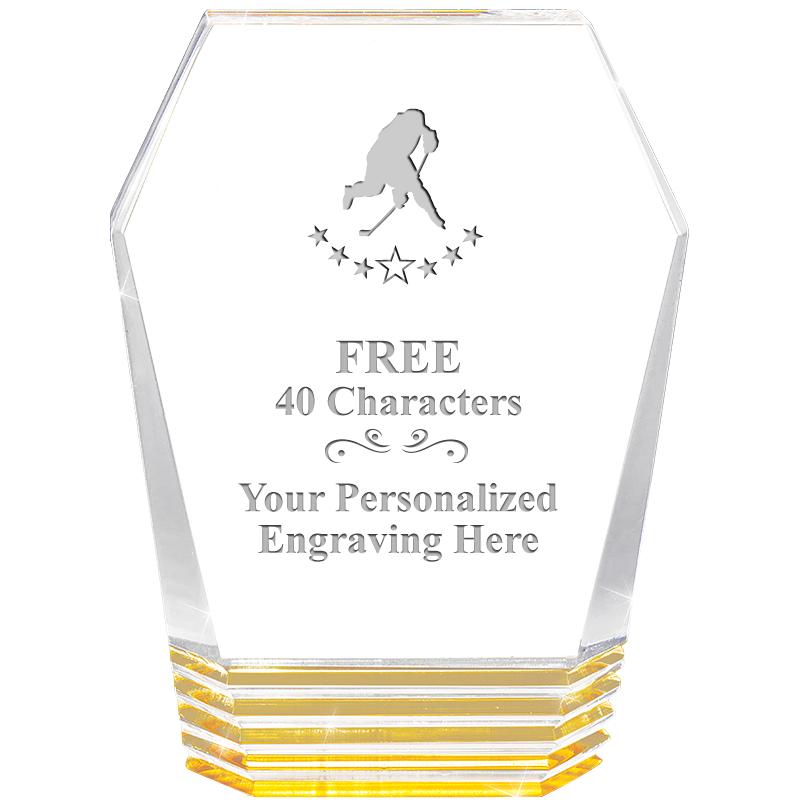 5" MONUMENT GOLD ROCKWELL ACRY