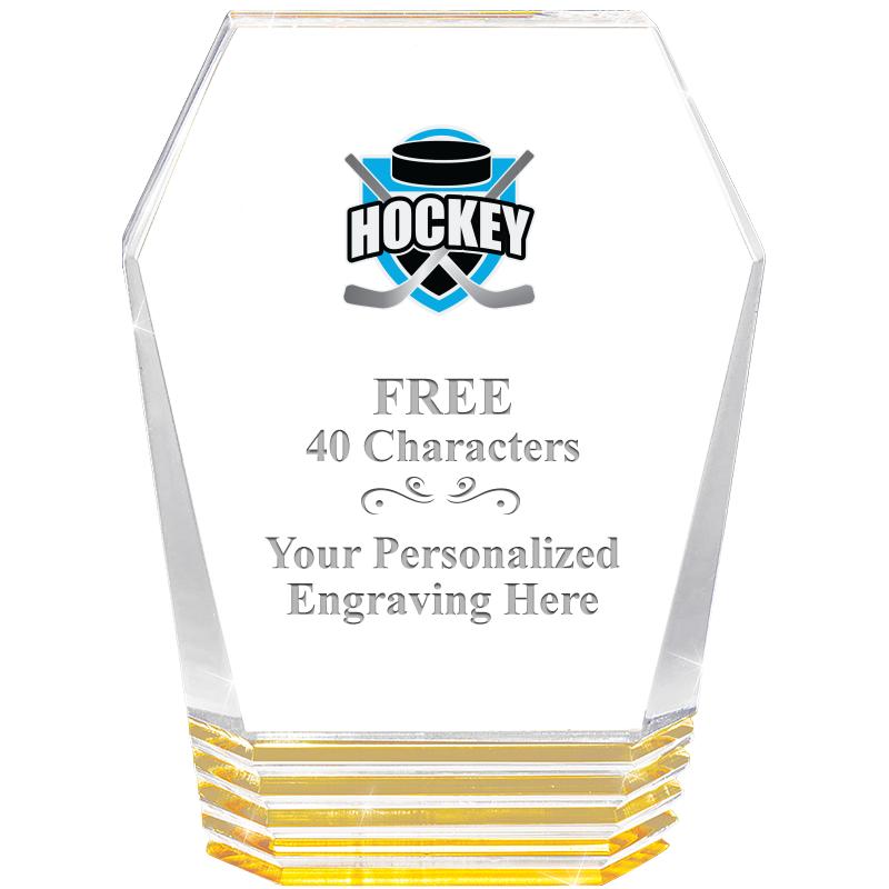 5" MONUMENT GOLD ROCKWELL ACRY