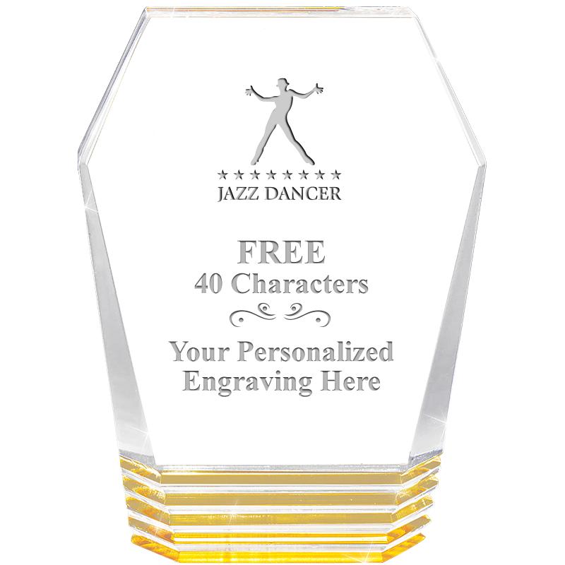 5" MONUMENT GOLD ROCKWELL ACRY