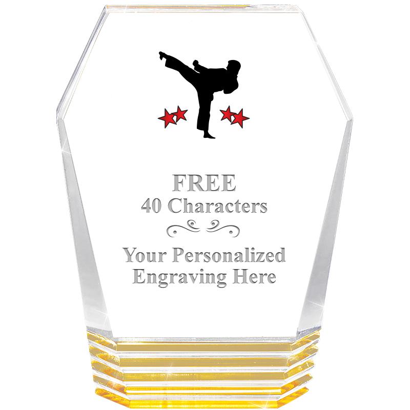 5" MONUMENT GOLD ROCKWELL ACRY