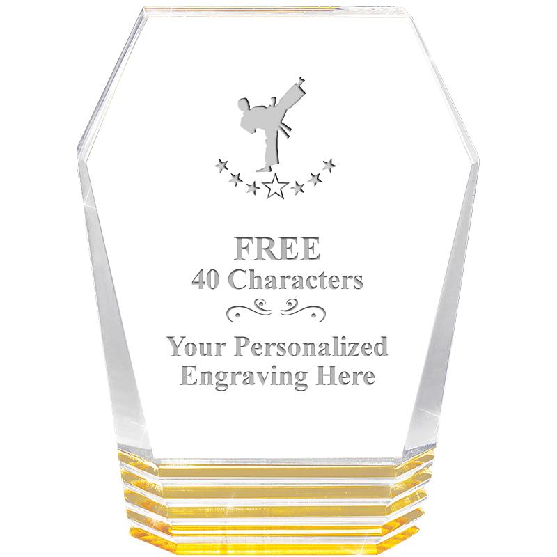 5" MONUMENT GOLD ROCKWELL ACRY