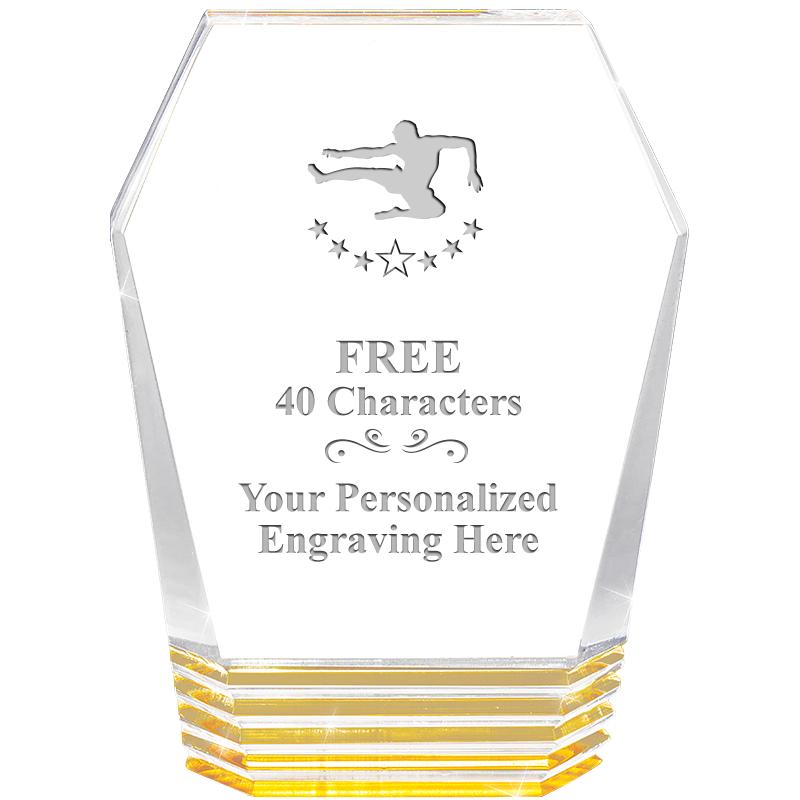 5" MONUMENT GOLD ROCKWELL ACRY