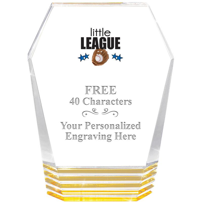 5" MONUMENT GOLD ROCKWELL ACRY