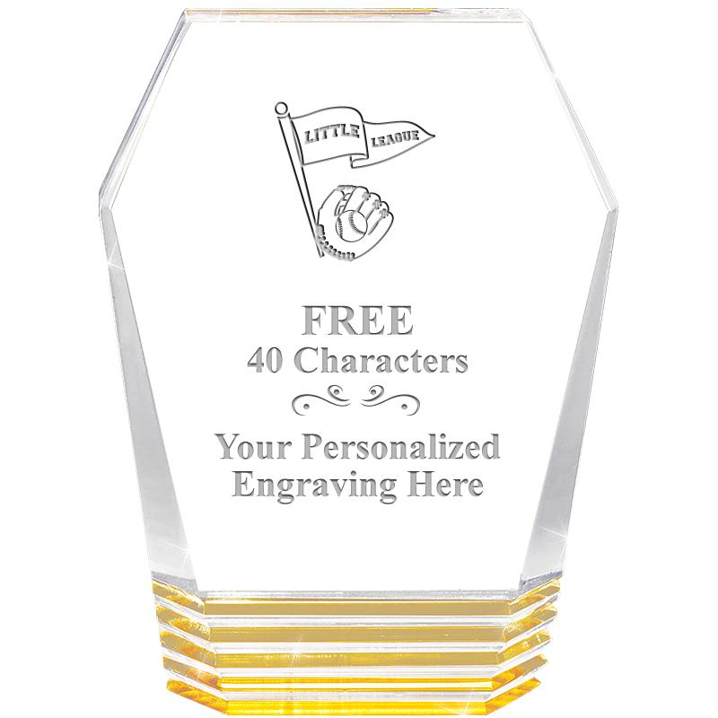 5" MONUMENT GOLD ROCKWELL ACRY