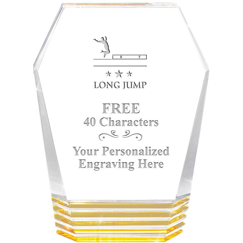 5" MONUMENT GOLD ROCKWELL ACRY