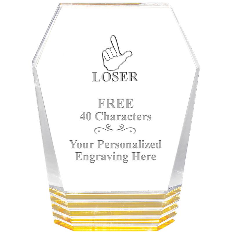 5" MONUMENT GOLD ROCKWELL ACRY