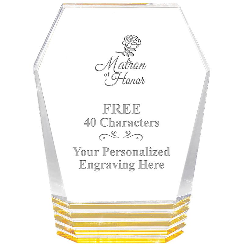 5" MONUMENT GOLD ROCKWELL ACRY