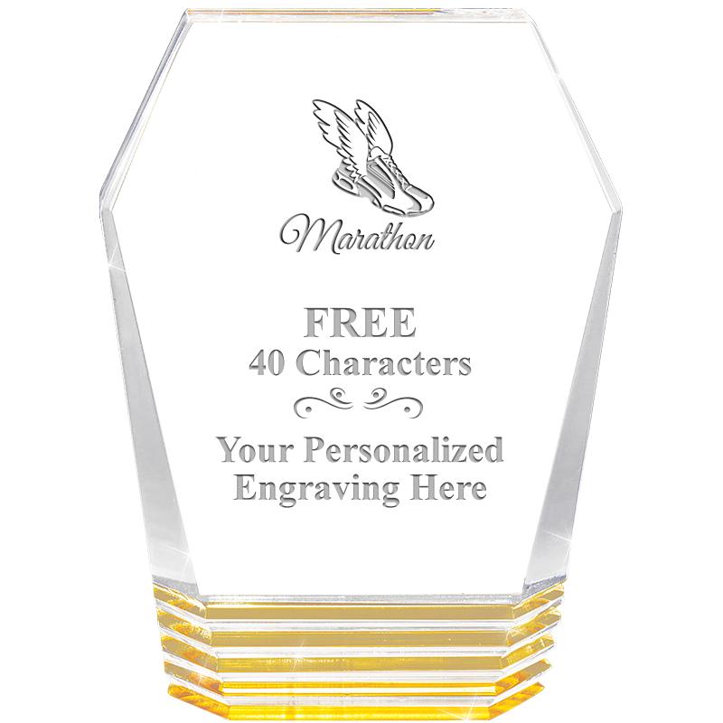 5" MONUMENT GOLD ROCKWELL ACRY