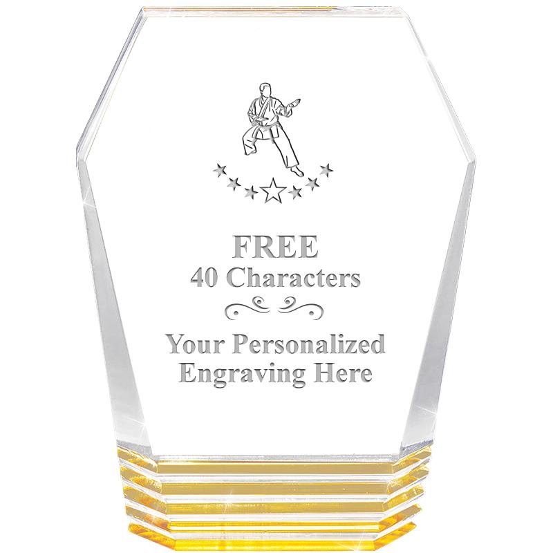 5" MONUMENT GOLD ROCKWELL ACRY