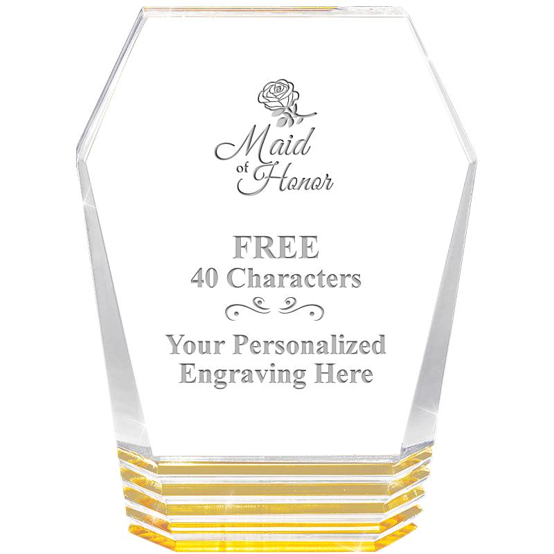 5" MONUMENT GOLD ROCKWELL ACRY