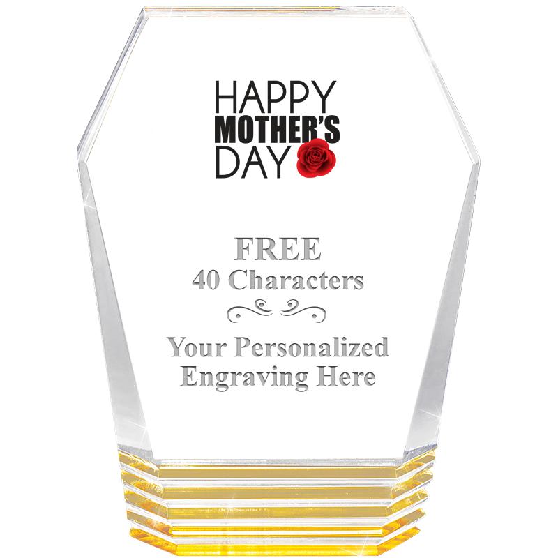 5" MONUMENT GOLD ROCKWELL ACRY