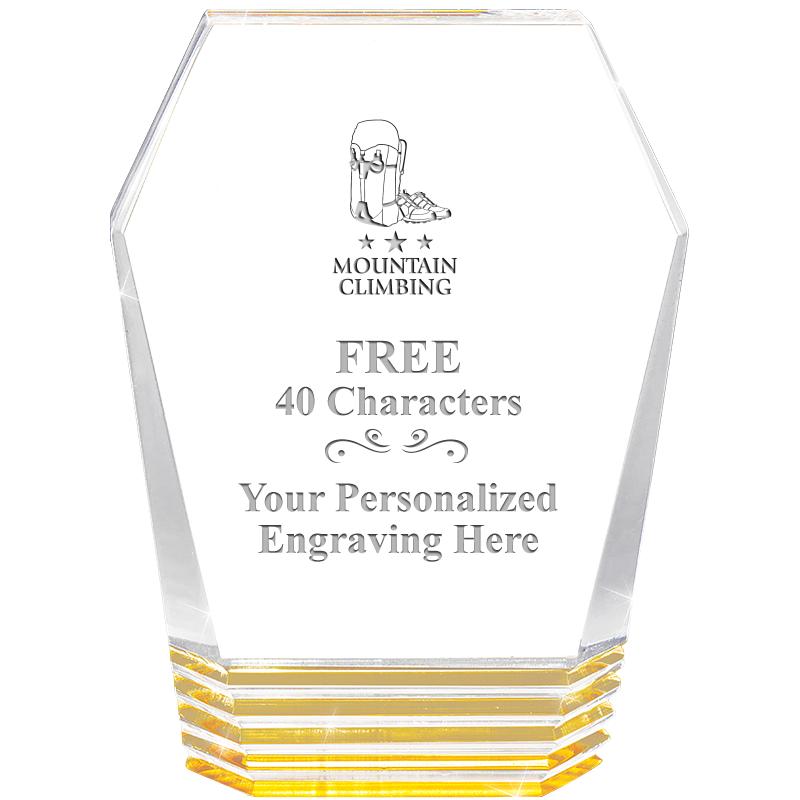 5" MONUMENT GOLD ROCKWELL ACRY