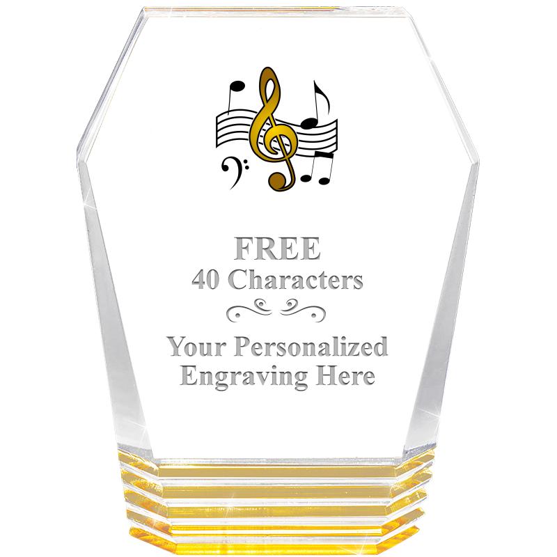 5" MONUMENT GOLD ROCKWELL ACRY