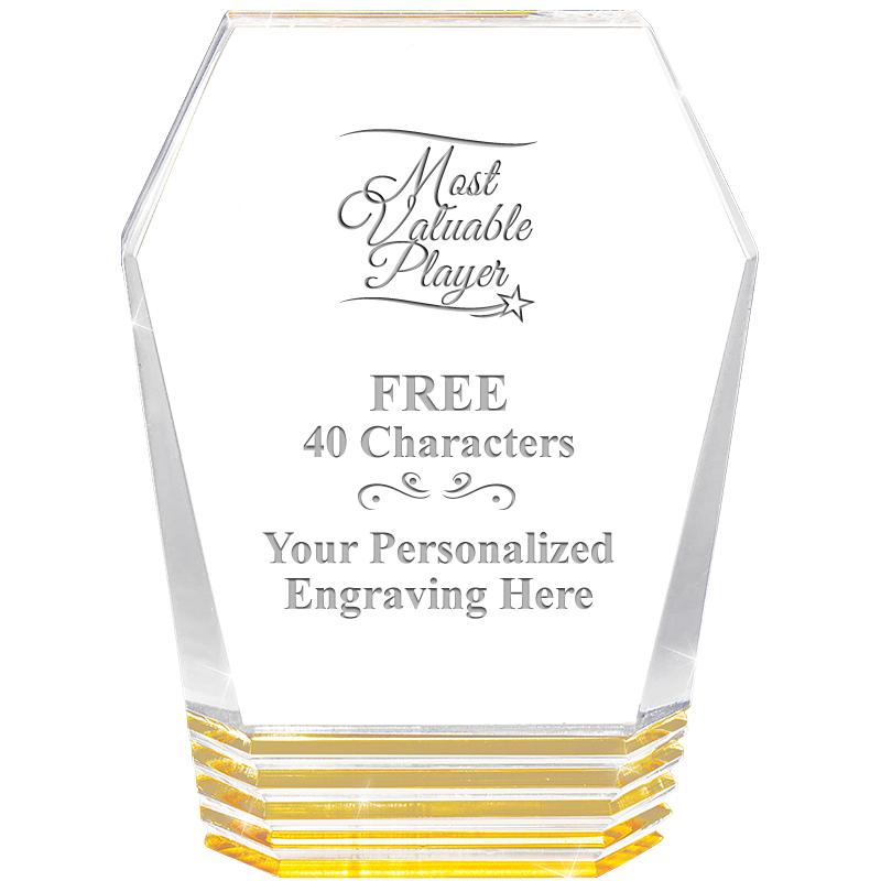 5" MONUMENT GOLD ROCKWELL ACRY