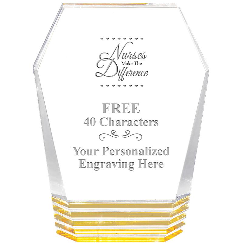 5" MONUMENT GOLD ROCKWELL ACRY