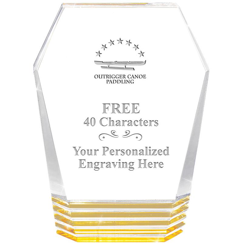 5" MONUMENT GOLD ROCKWELL ACRY