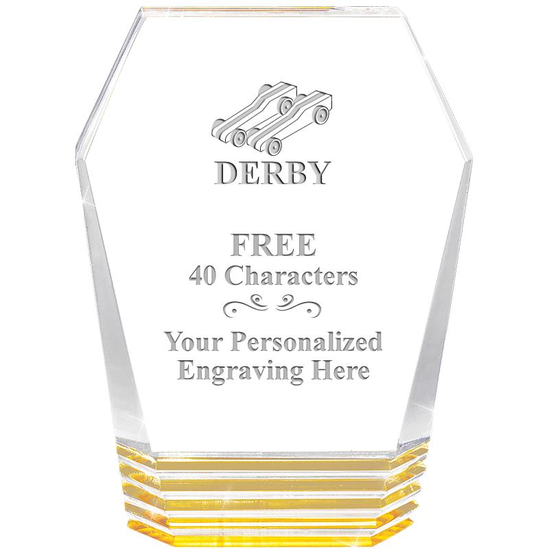 5" MONUMENT GOLD ROCKWELL ACRY