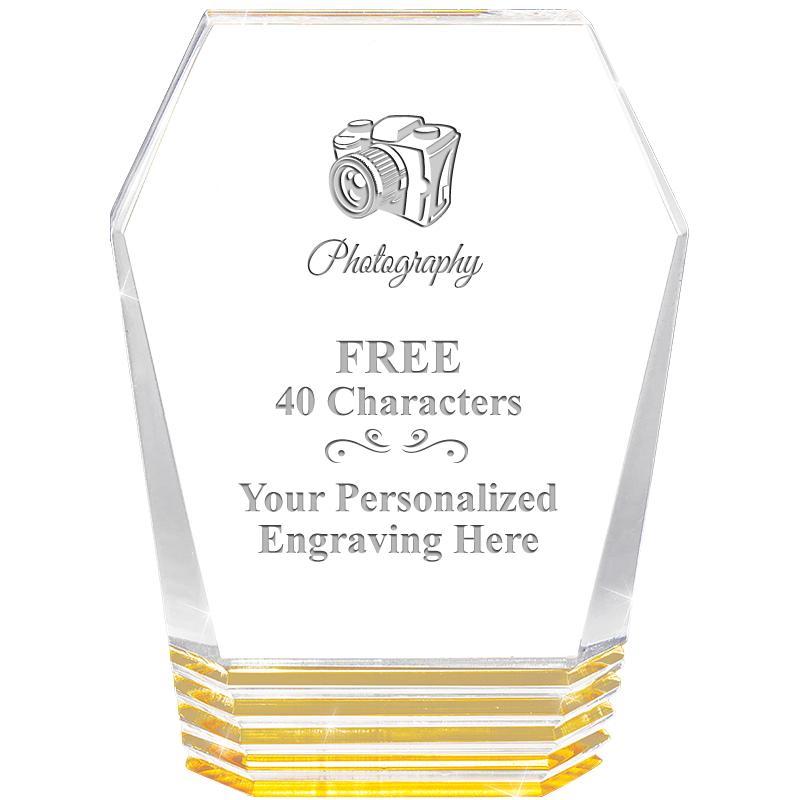 5" MONUMENT GOLD ROCKWELL ACRY