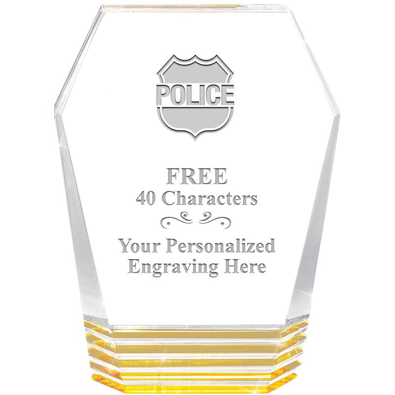 5" MONUMENT GOLD ROCKWELL ACRY