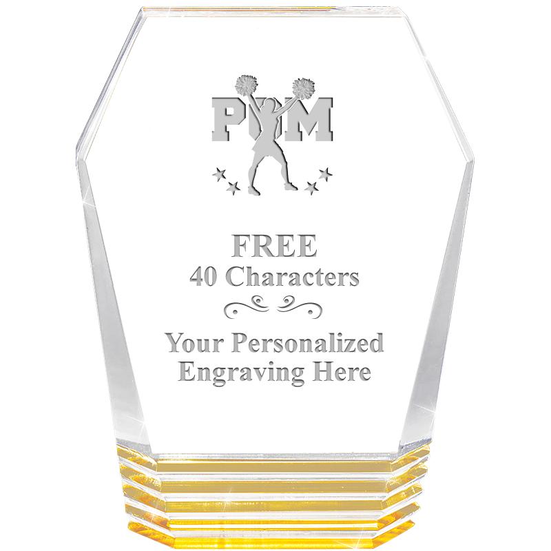 5" MONUMENT GOLD ROCKWELL ACRY