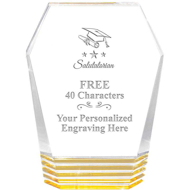 5" MONUMENT GOLD ROCKWELL ACRY