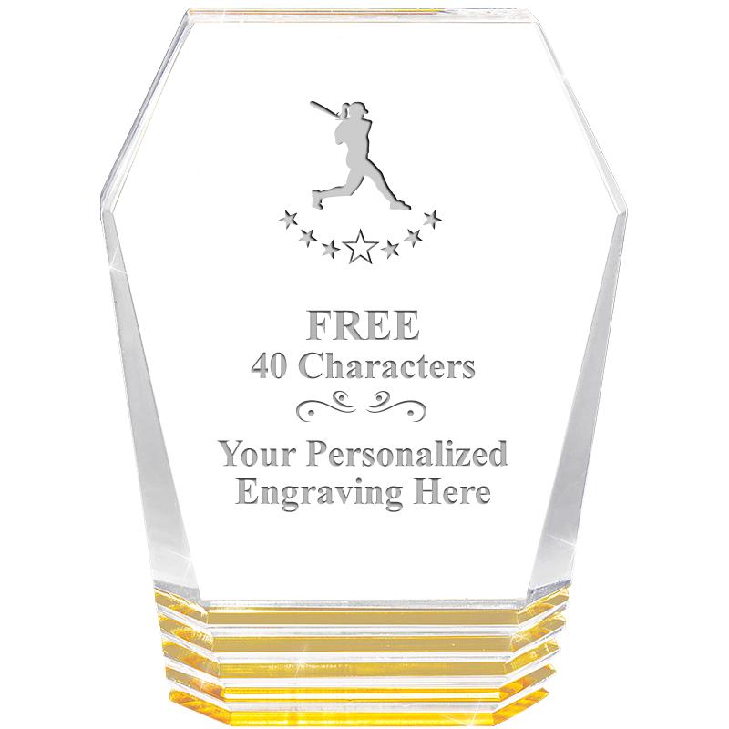 5" MONUMENT GOLD ROCKWELL ACRY