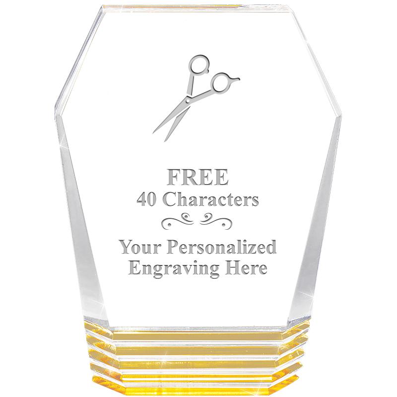 5" MONUMENT GOLD ROCKWELL ACRY