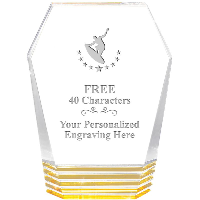 5" MONUMENT GOLD ROCKWELL ACRY