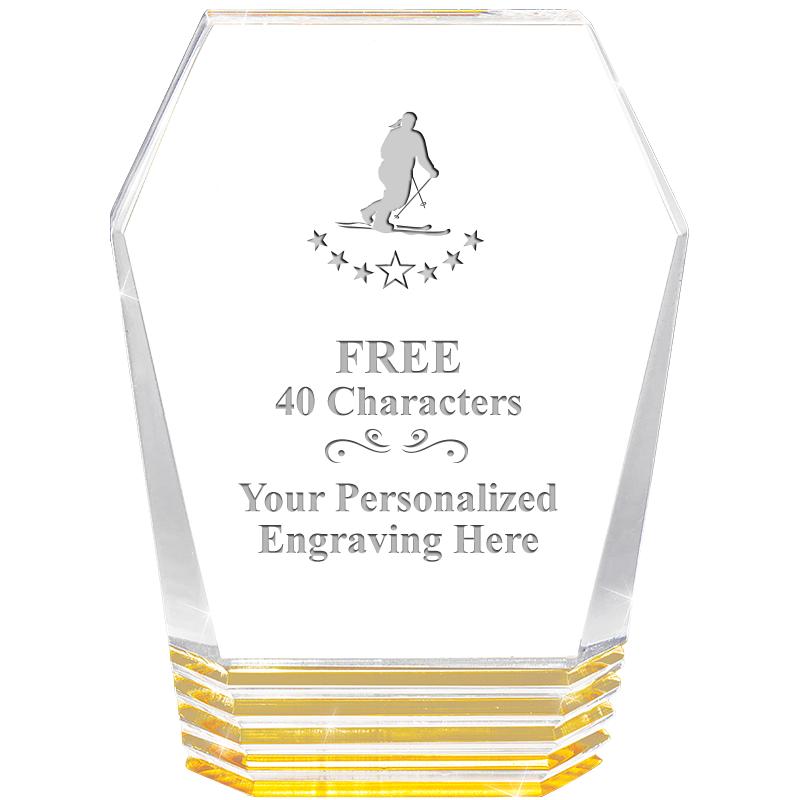 5" MONUMENT GOLD ROCKWELL ACRY