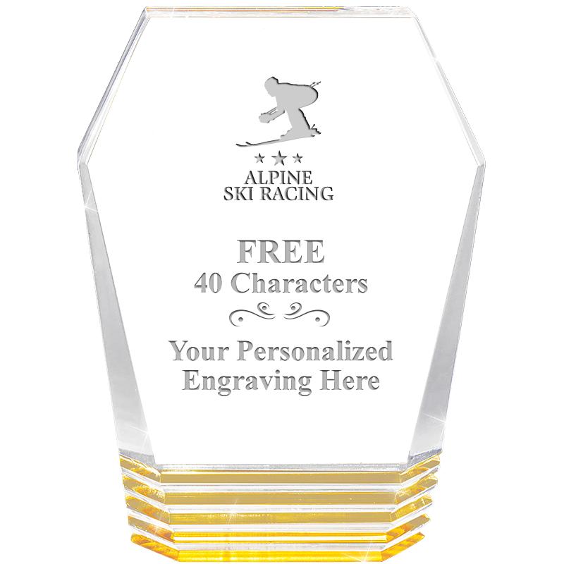 5" MONUMENT GOLD ROCKWELL ACRY