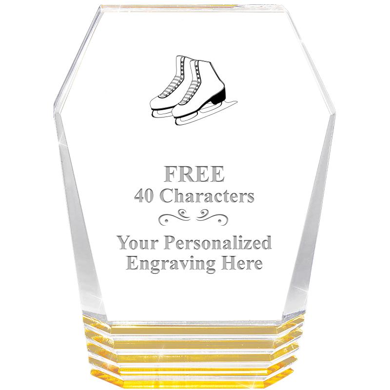 5" MONUMENT GOLD ROCKWELL ACRY