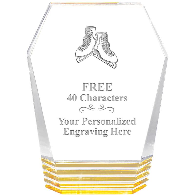 5" MONUMENT GOLD ROCKWELL ACRY