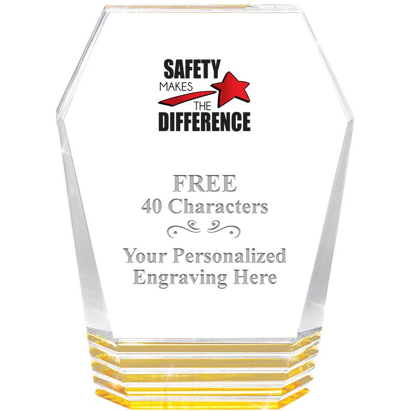 5" MONUMENT GOLD ROCKWELL ACRY