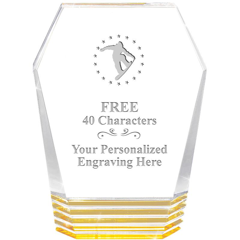 5" MONUMENT GOLD ROCKWELL ACRY