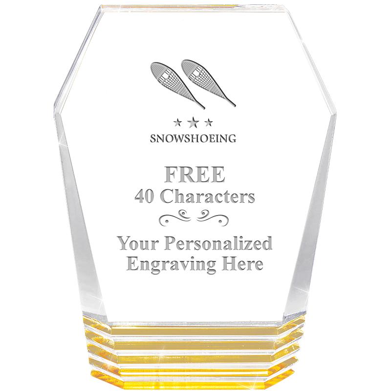 5" MONUMENT GOLD ROCKWELL ACRY