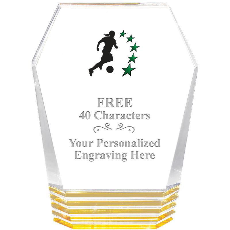 5" MONUMENT GOLD ROCKWELL ACRY