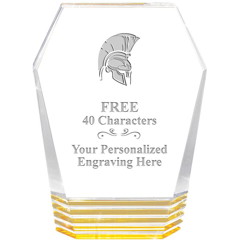 5" MONUMENT GOLD ROCKWELL ACRY