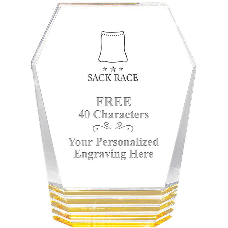 5" MONUMENT GOLD ROCKWELL ACRY