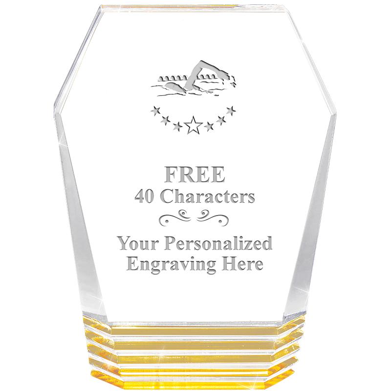 5" MONUMENT GOLD ROCKWELL ACRY