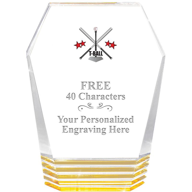 5" MONUMENT GOLD ROCKWELL ACRY