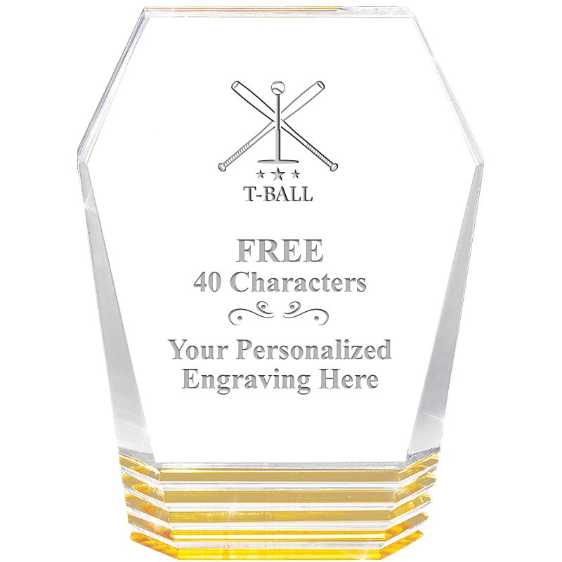 5" MONUMENT GOLD ROCKWELL ACRY