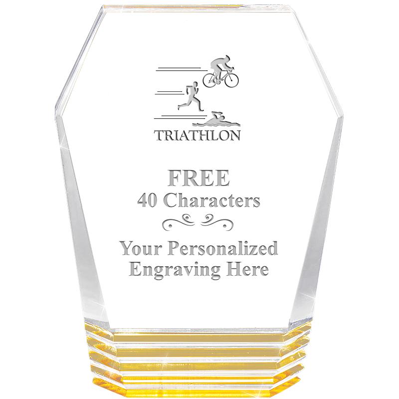 5" MONUMENT GOLD ROCKWELL ACRY