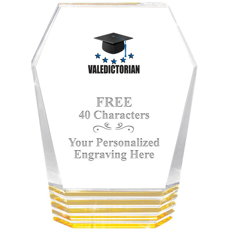 5" MONUMENT GOLD ROCKWELL ACRY