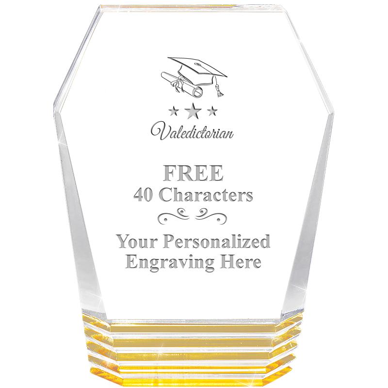 5" MONUMENT GOLD ROCKWELL ACRY