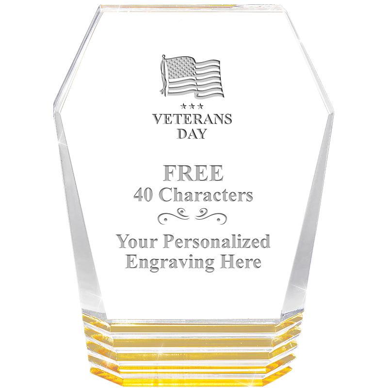 5" MONUMENT GOLD ROCKWELL ACRY