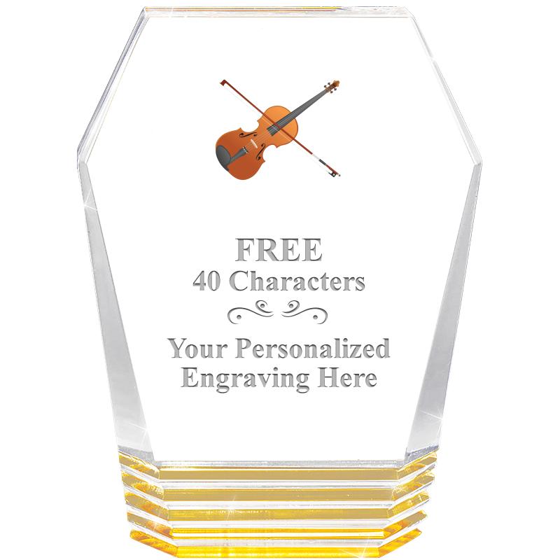 5" MONUMENT GOLD ROCKWELL ACRY