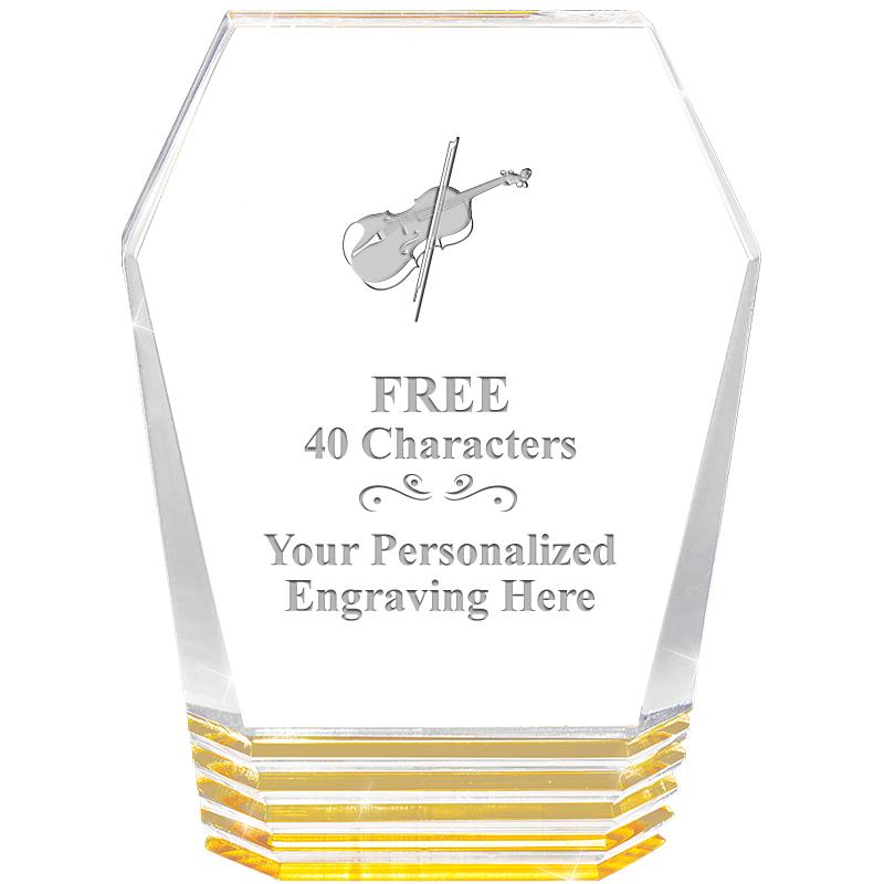 5" MONUMENT GOLD ROCKWELL ACRY