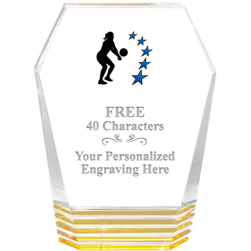 5" MONUMENT GOLD ROCKWELL ACRY