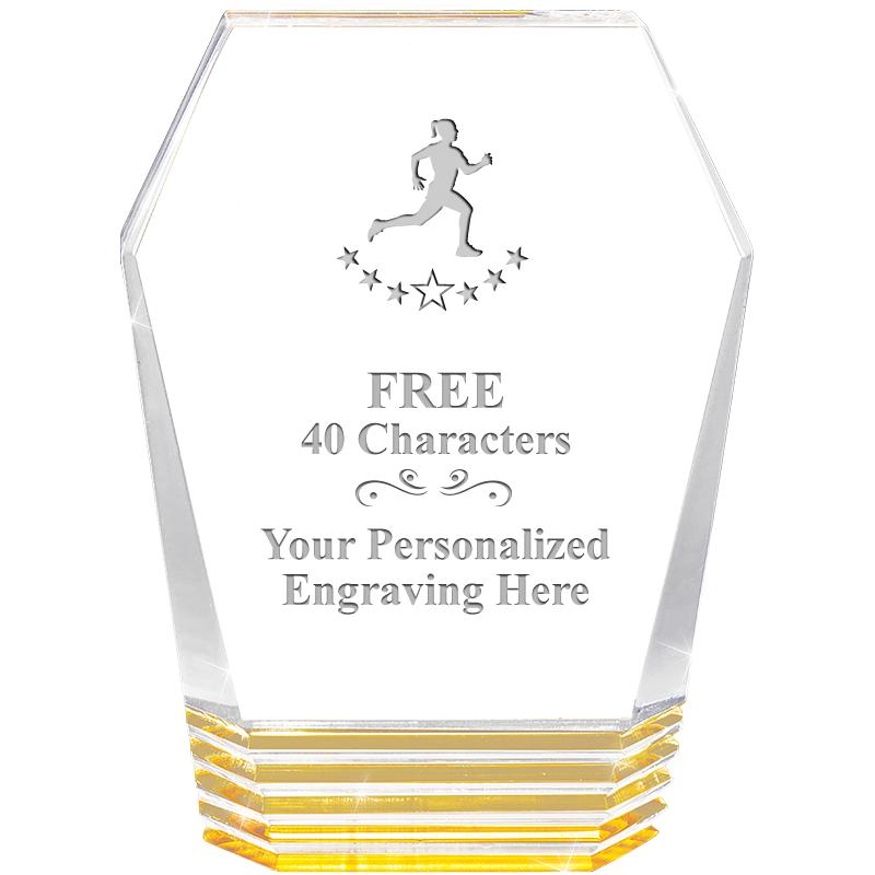 5" MONUMENT GOLD ROCKWELL ACRY