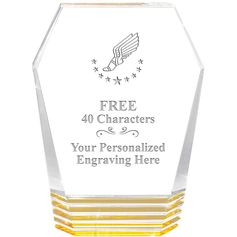 5" MONUMENT GOLD ROCKWELL ACRY